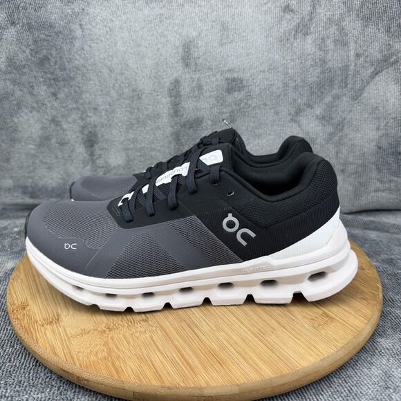 On Cloudrunner Shoes Mens Size 7 Black Gray Low Top Running Sneakers 46.99017 main image 11